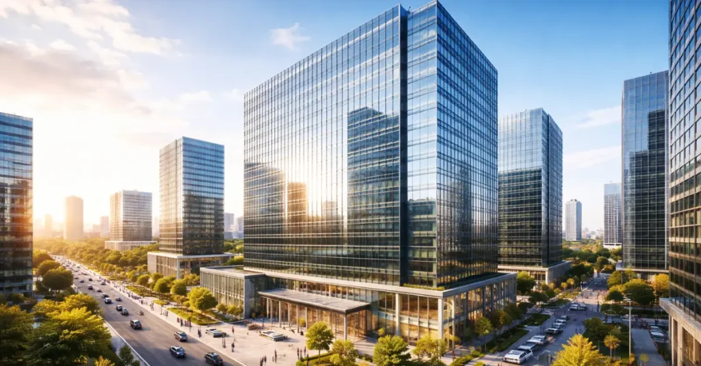 Why Grade A Commercial Buildings Are Dominating India’s Office Leasing Market.