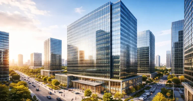 Why Grade A Commercial Buildings Are Dominating India’s Office Leasing Market.