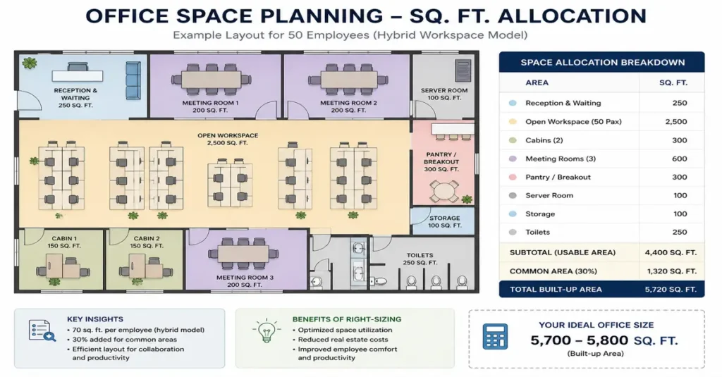 Right-Sizing Office Space: How Much Commercial Space Does Your Business Actually Need?